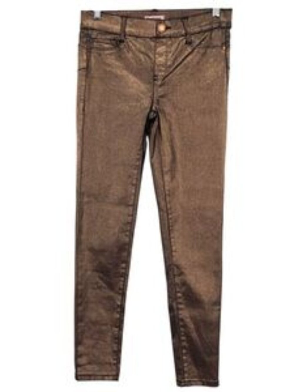 Juicy Couture Metallic Rose Gold Pull On Jeggings